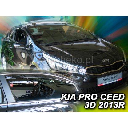 Ofuky oken Kia ProCeed 3D 2013- přední | Heko
