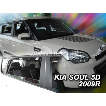 Ofuky oken Kia Soul 5D 2005- přední + zadní | Heko