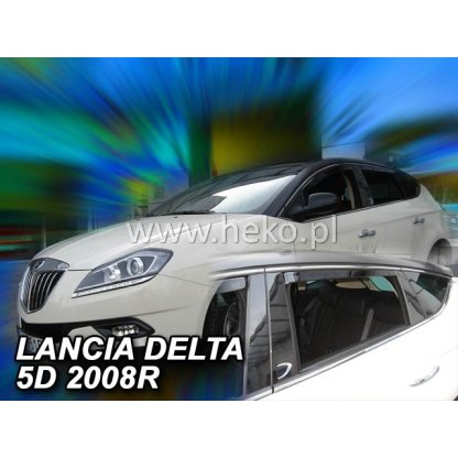 Ofuky oken Lancia Delta 5D 2008- přední + zadní | Heko