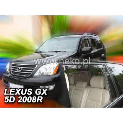 Ofuky oken Lexus GX 5D USA 2004-2009 přední + zadní | Heko