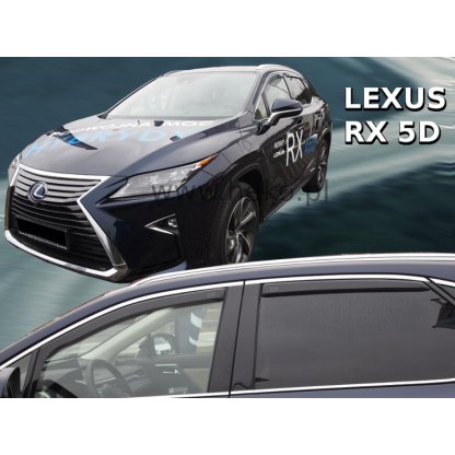 Ofuky oken Lexus RX 5D 2016- přední + zadní | Heko