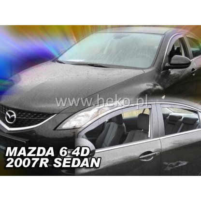 Ofuky oken Mazda 6 4D 2007- přední + zadní sedan | Heko