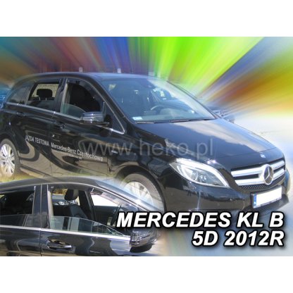 Ofuky oken Mercedes B W246 5D 2011- přední | Heko
