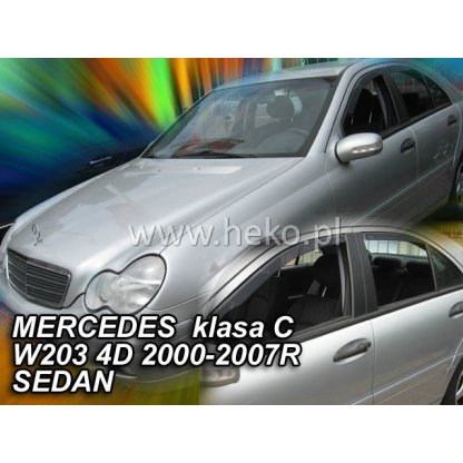 Ofuky oken Mercedes C W203 5D 2000-2007 přední + zadní sedan | Heko