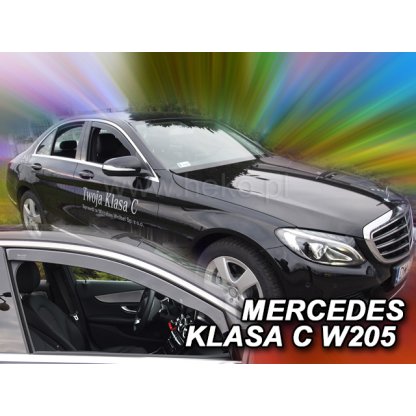 Ofuky oken Mercedes C W205 4D 2014- přední | Heko