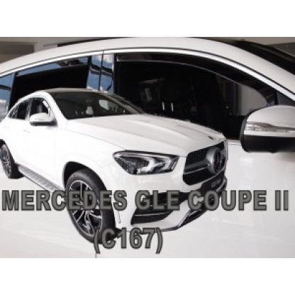 Ofuky oken Mercedes GLE C167 5D 2019- přední + zadní coupe | Heko