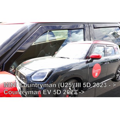 Ofuky oken Mini Countryman 5dv 2024- přední + zadní | Heko
