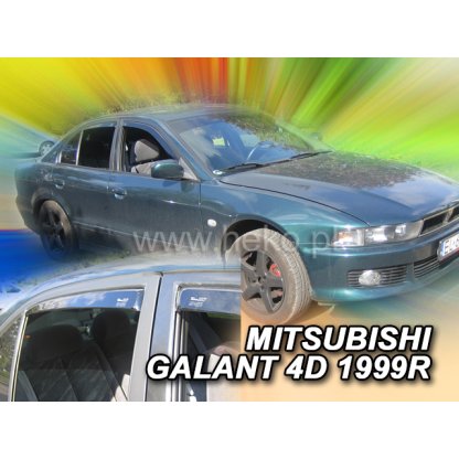 Ofuky oken Mitsubishi Galant 4D 1997-2003 přední + zadní sedan | Heko