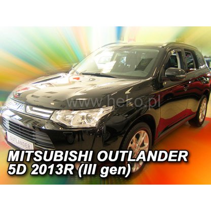 Ofuky oken Mitsubishi Outlander 2013- přední | Heko