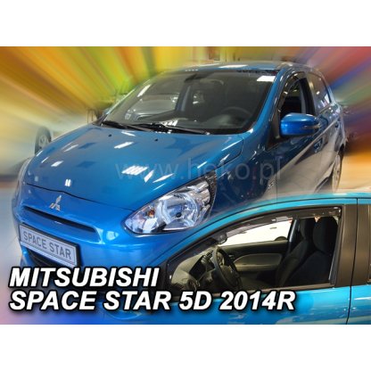 Ofuky oken Mitsubishi Space Star 5D 2014- přední | Heko