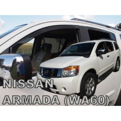 Ofuky oken Nissan Armada 5D 2004-2016 přední + zadní | Heko