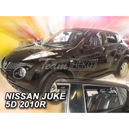 Ofuky oken Nissan Juke 2010- přední + zadní | Heko