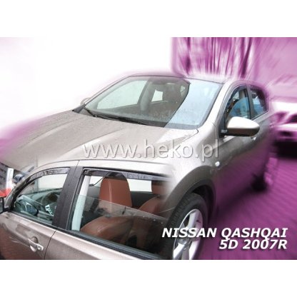 Ofuky oken Nissan Qashqai 5D 7 míst 2008- přední | Heko
