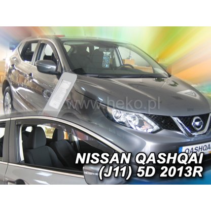 Ofuky oken Nissan Qashqai II J11 5D 2013- přední | Heko