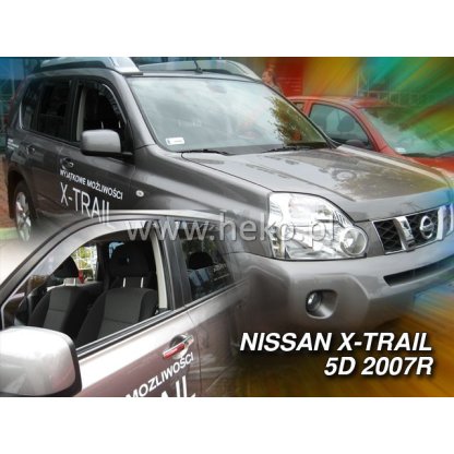 Ofuky oken Nissan X-Trail 5D 2007- přední + zadní | Heko