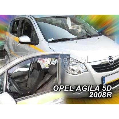 Ofuky oken Opel Agila 5D 2008- přední | Heko