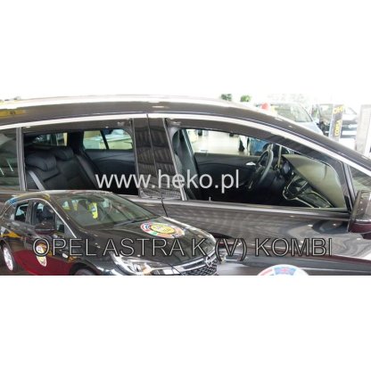 Ofuky oken Opel Astra V K Sports Tourer 5D 2015- přední + zadní combi | Heko