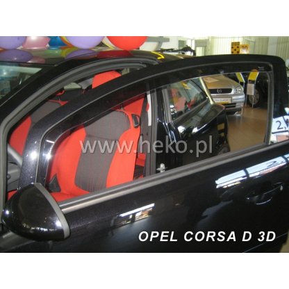 Ofuky oken Opel Corsa D 3D 2006- přední | Heko