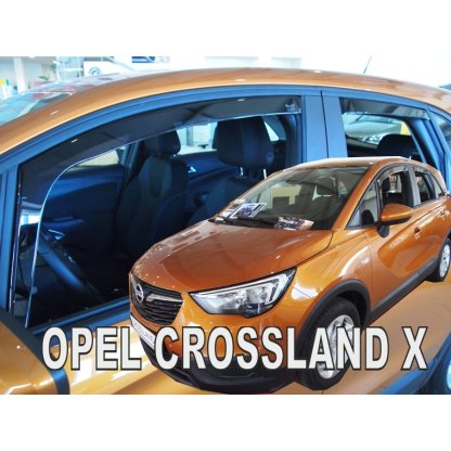 Ofuky oken Opel Crossland X 5D 2017- přední + zadní | Heko