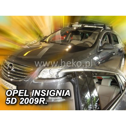 Ofuky oken Opel Insignia 4D 2009- přední + zadní combi | Heko