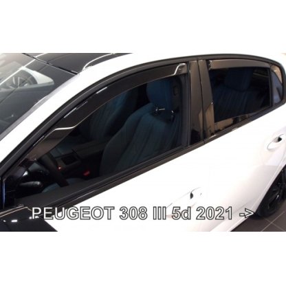 Ofuky oken Peugeot 308 III 5dv 2021- přední + zadní | Heko