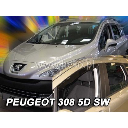 Ofuky oken Peugeot 308 SW 5D 2007- přední + zadní combi | Heko