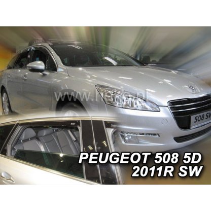 Ofuky oken Peugeot 508 SW 4D 2011- přední + zadní combi | Heko