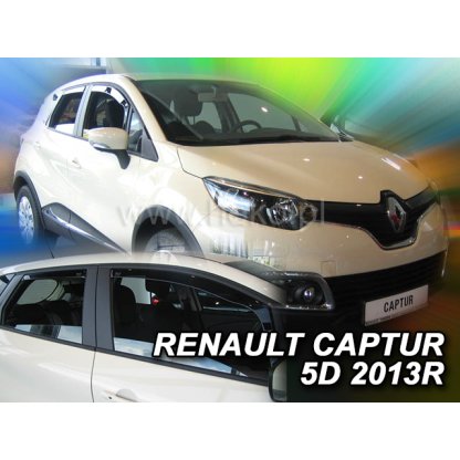 Ofuky oken Renault Captur 5D 2013- přední + zadní | Heko