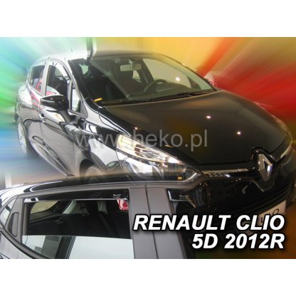 Ofuky oken Renault Clio IV 5D 2012- přední + zadní | Heko