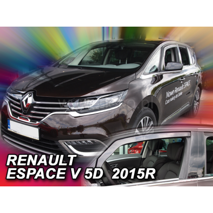 Ofuky oken Renault Espace V 5D 2014- přední | Heko