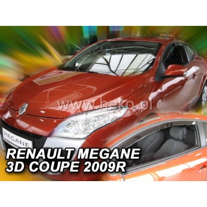 Ofuky oken Renault Megane Coupé 3D 2009- přední | Heko
