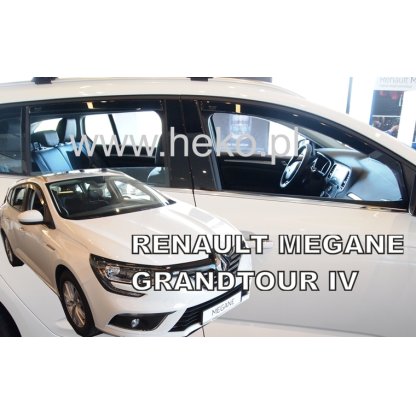 Ofuky oken Renault Megane IV 5D 2016- přední + zadní combi | Heko
