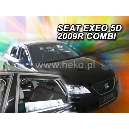 Ofuky oken Seat Exeo 4D 2009- přední + zadní combi | Heko