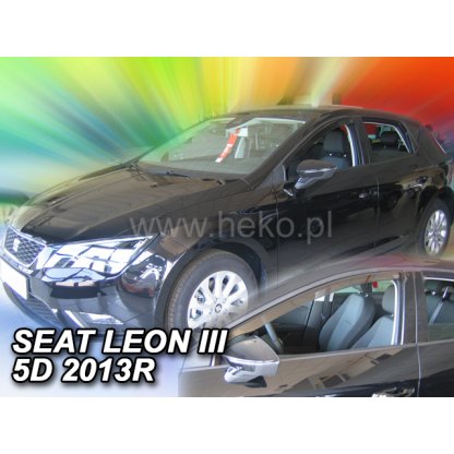 Ofuky oken Seat Leon 5D 2013- přední | Heko