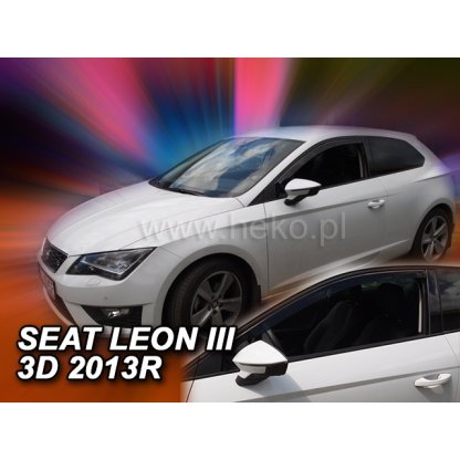 Ofuky oken Seat Leon III 3D 2013 přední | Heko