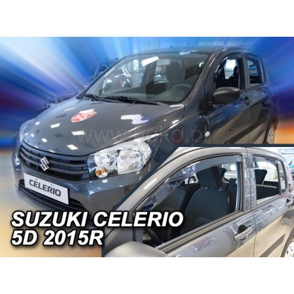 Ofuky oken Suzuki Celerio 5D 2015- přední + zadní | Heko