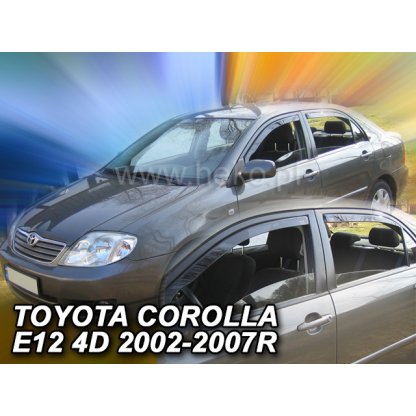 Ofuky oken Toyota Corolla 4/5D 2002-2007 přední + zadní sedan | Heko