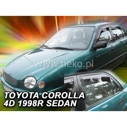 Ofuky oken Toyota Corolla E11 4D 1997-2001 přední + zadní sedan | Heko