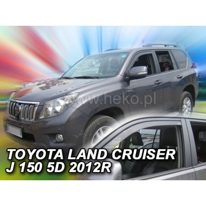 Ofuky oken Toyota Land Cruiser J150 5D 2009- přední | Heko