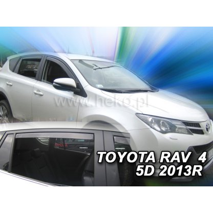 Ofuky oken Toyota Rav 4 5D 2012- přední + zadní | Heko