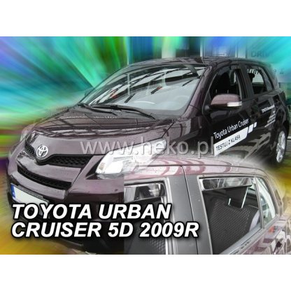 Ofuky oken Toyota Urban Cruiser 5D 2009- přední + zadní | Heko