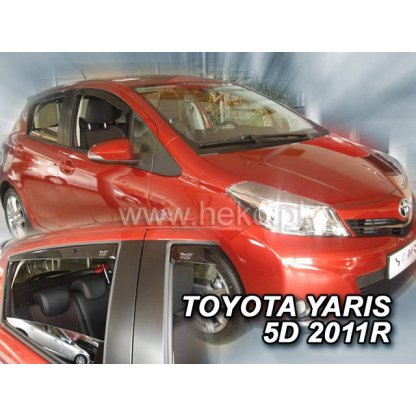 Ofuky oken Toyota Yaris III 5D 09/2011- přední + zadní | Heko