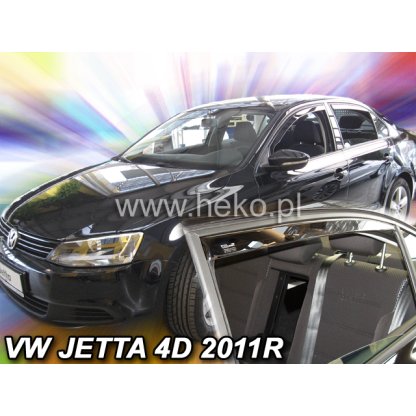 Ofuky oken Volkswagen Jetta 4D 2011- přední + zadní | Heko