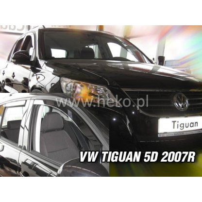 Ofuky oken Volkswagen Tiguan 5D 2008- přední + zadní | Heko