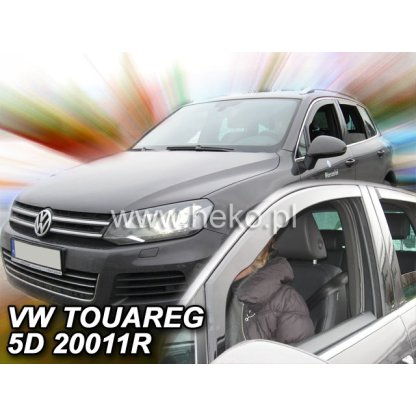 Ofuky oken Volkswagen Touareg 5D 2010- přední | Heko