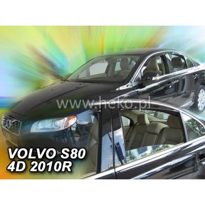 Ofuky oken Volvo S80 4D 2009- přední + zadní | Heko