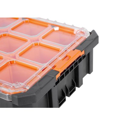 Organizér na šroubky a drobný materiál, 12 přihrádek - TC320369