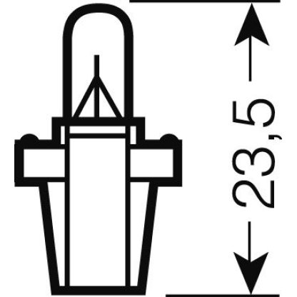 OSRAM 12V B8,5d 1,2W standard (10ks)