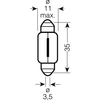 OSRAM 24V C5W (SV8,5-8) 5W standard (10ks)