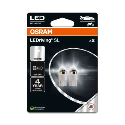 OSRAM LED 12V W2,1x9,5d blistr 2ks 6000K (2ks) Duo-blister